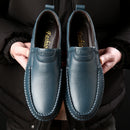 Men's Non-Slip Leather Moccasins - ClassLine