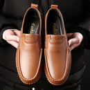 Men's Non-Slip Leather Moccasins - ClassLine