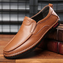 Men's Non-Slip Leather Moccasins - ClassLine