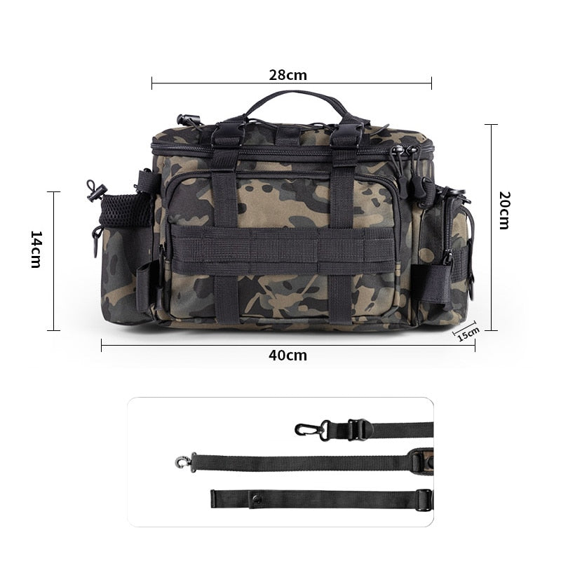 Multipurpose Waterproof Fishing Tactical Backpack