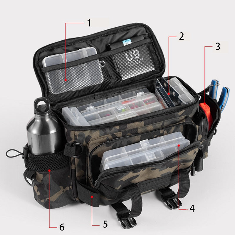 Multipurpose Waterproof Fishing Tactical Backpack