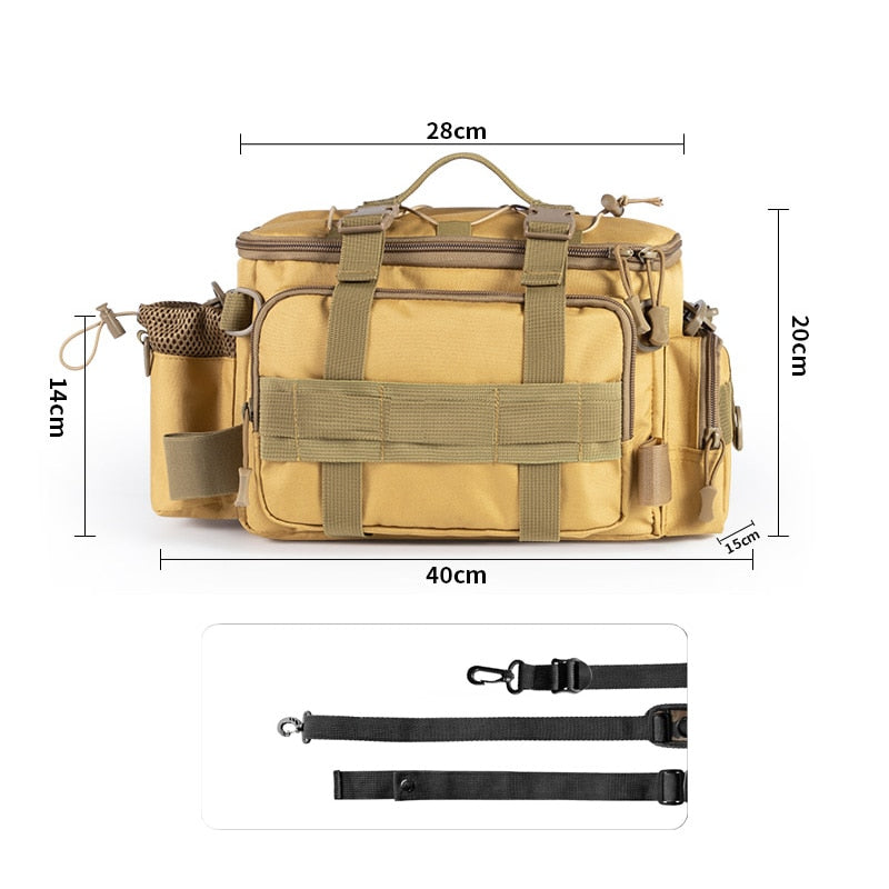Multipurpose Waterproof Fishing Tactical Backpack