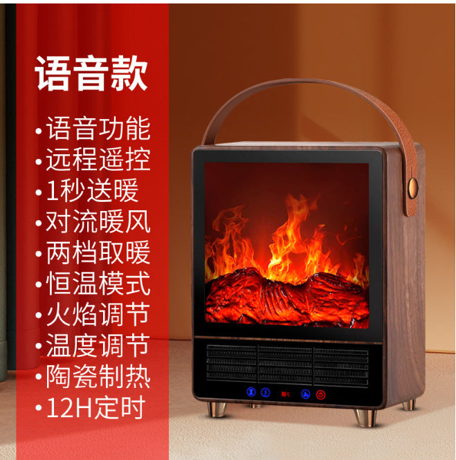 Aquecedor Simulação Chama montanha aquecedor para casa quarto aquecimento rápido aquecedor de estilo de energia europeu