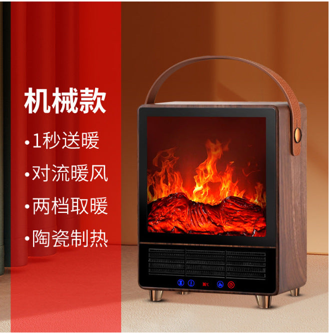 Aquecedor Simulação Chama montanha aquecedor para casa quarto aquecimento rápido aquecedor de estilo de energia europeu
