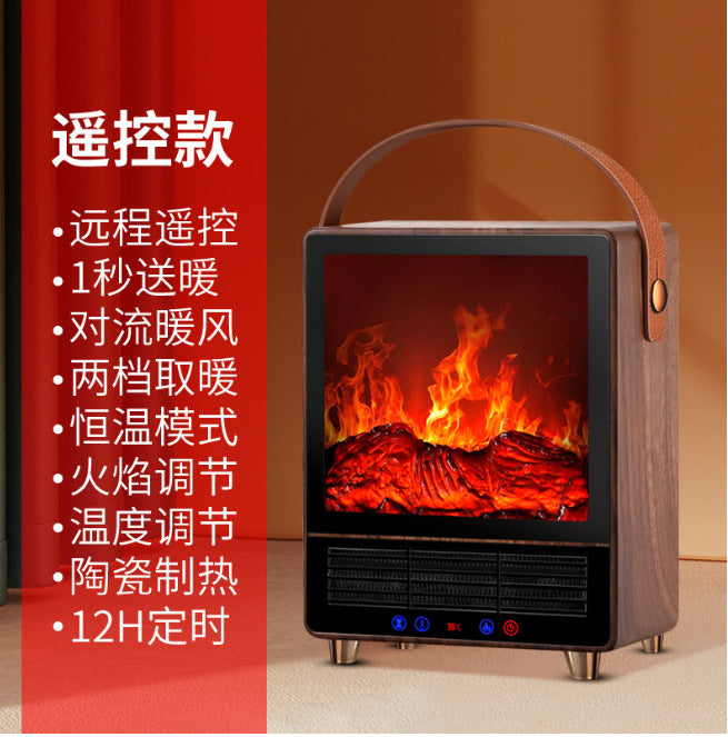 Aquecedor Simulação Chama montanha aquecedor para casa quarto aquecimento rápido aquecedor de estilo de energia europeu