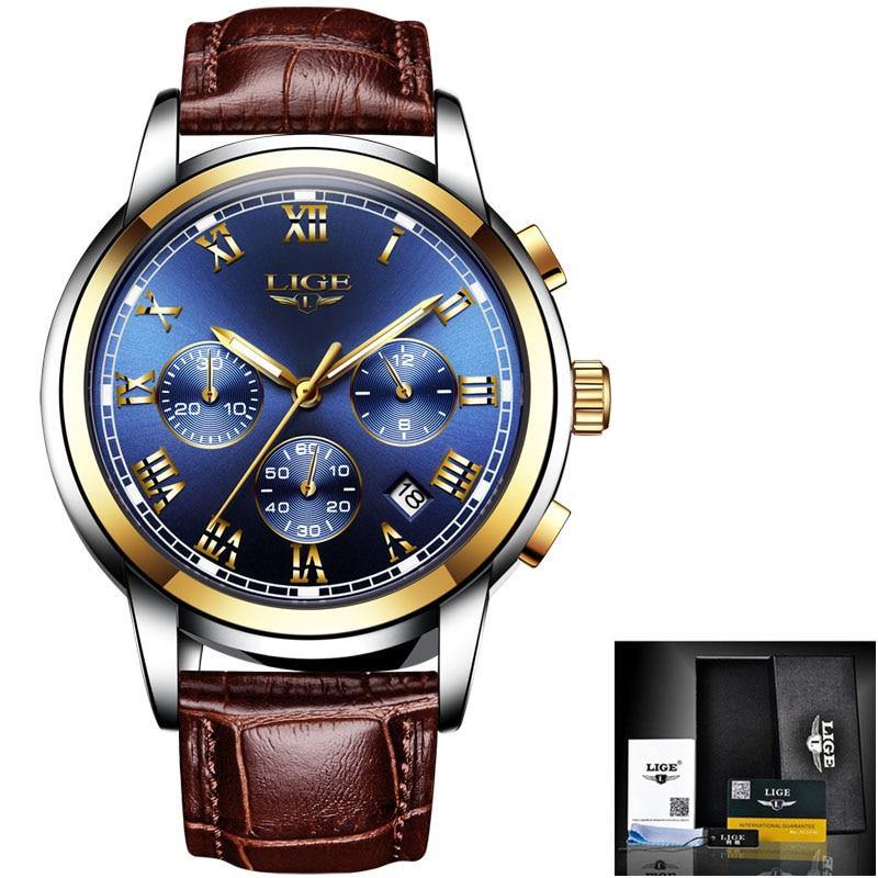 Lige Luxury Men's Watch