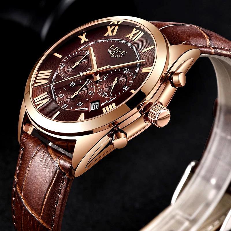 Lige Luxury Men's Watch