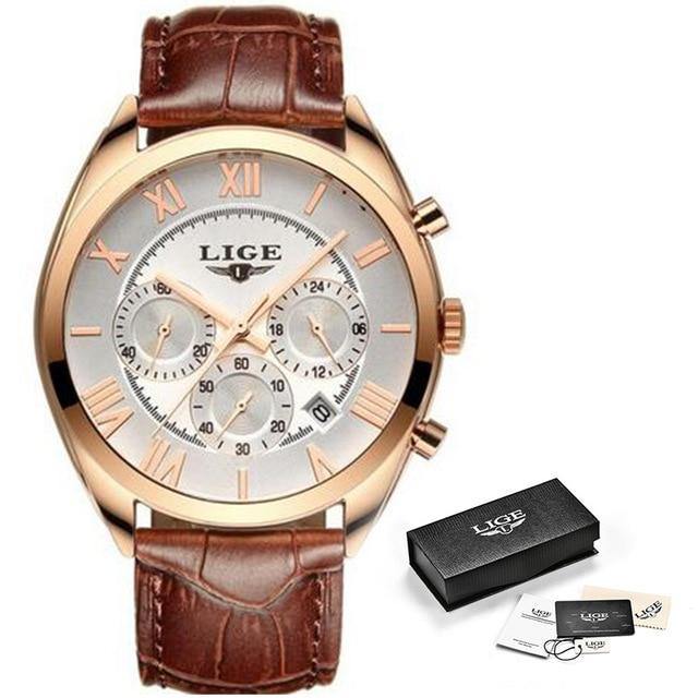 Lige Luxury Men's Watch