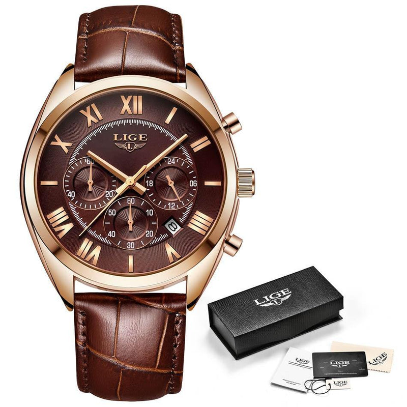 Lige Luxury Men's Watch