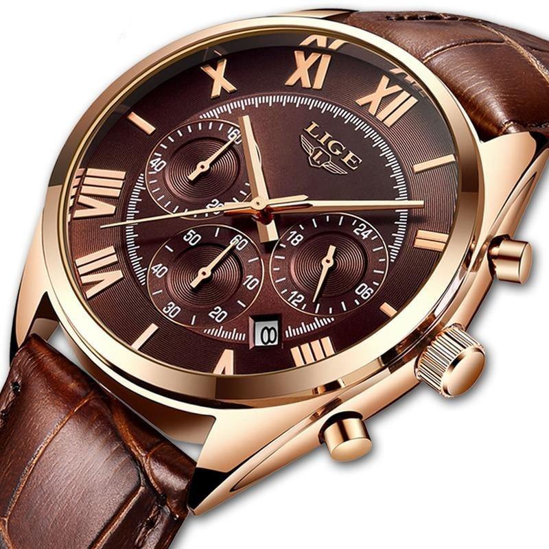 Lige Luxury Men's Watch