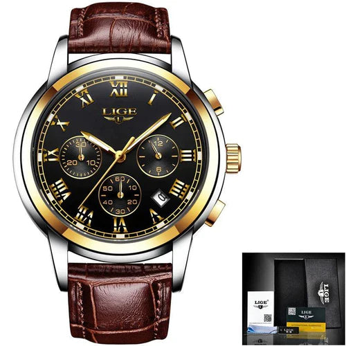 Lige Luxury Men's Watch