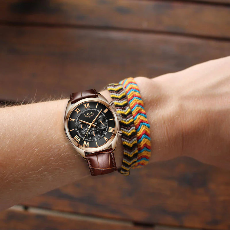 Lige Luxury Men's Watch