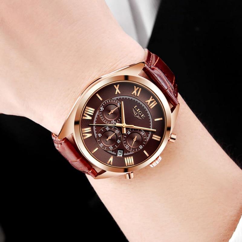Lige Luxury Men's Watch
