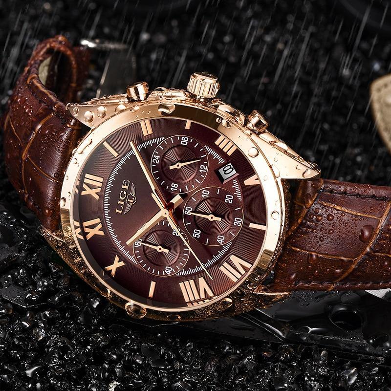 Lige Luxury Men's Watch