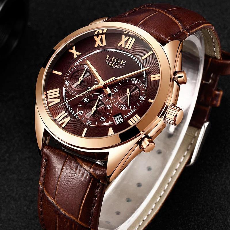Lige Luxury Men's Watch