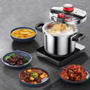 Panela de pressão multifuncional de 4L/6L, à prova de explosão e com limite de pressão