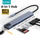 Estação Hub de Multi Conecção USB - Cartões - HDMI - 8 portas