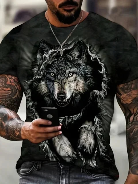 Camiseta sport Jovem Natureza Animal