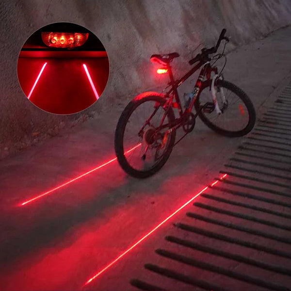 Luz Trazeira de Segurança para Bicicleta - a prova D ´agua
