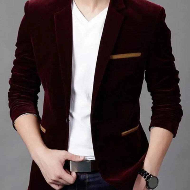 Blazer Masculino Sport Chic - Aveludado Clássico