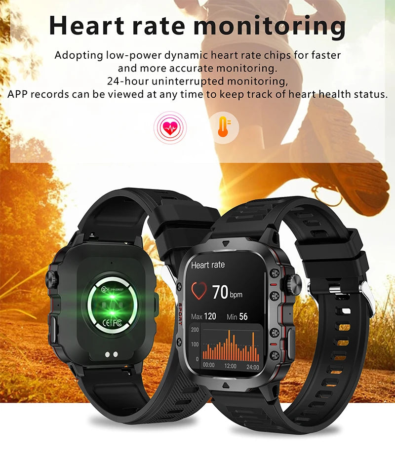Xiaomi Multi-Function Military Smart Watch for Health Monitoring