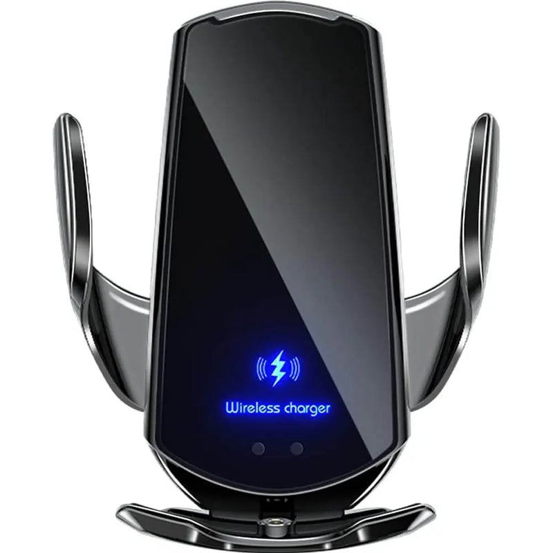 Carregador Telefone sem fio, Sensor de carregamento rápido, suporte de fixação automática para iPhone e All Qi Enable e Android, 15W