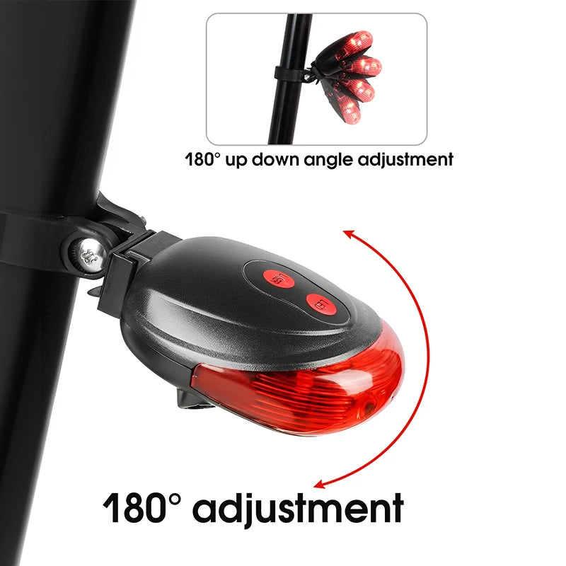 Safety Rear Bicycle Light - Waterproof
