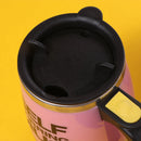 Caneca portátil de 450ml com misturador automático elétrico