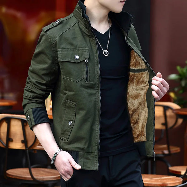 Classic Sport Jackets with Multi-Pockets