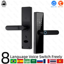 Fechadura Eletronica de Porta com Senha e Digital Wifi e Cartão