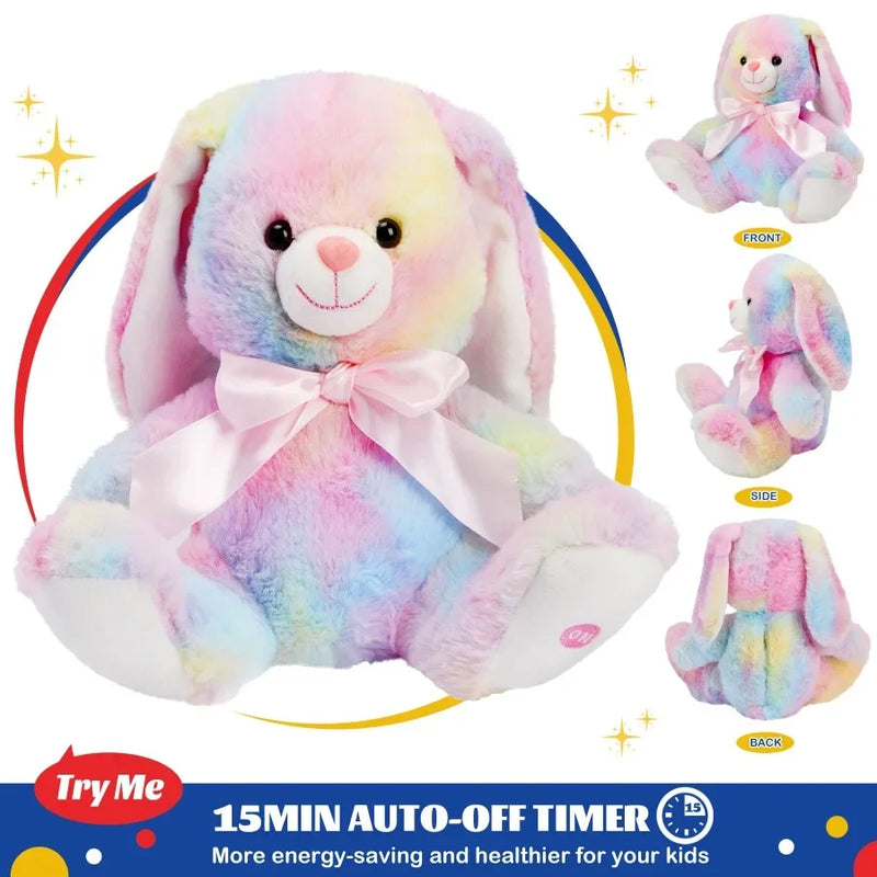 Luminous Plush Rabbit with Musical Themes