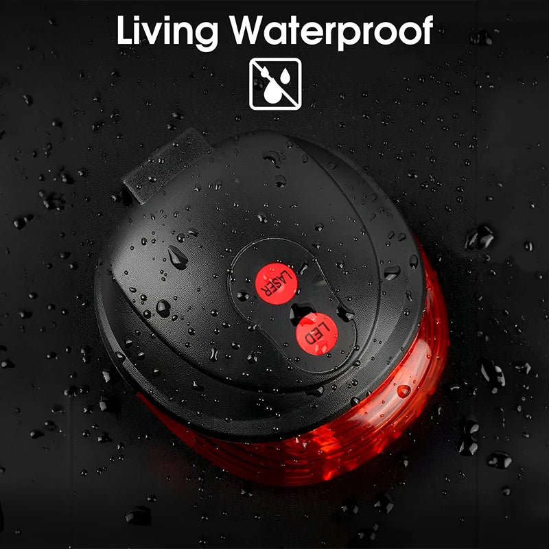 Safety Rear Bicycle Light - Waterproof