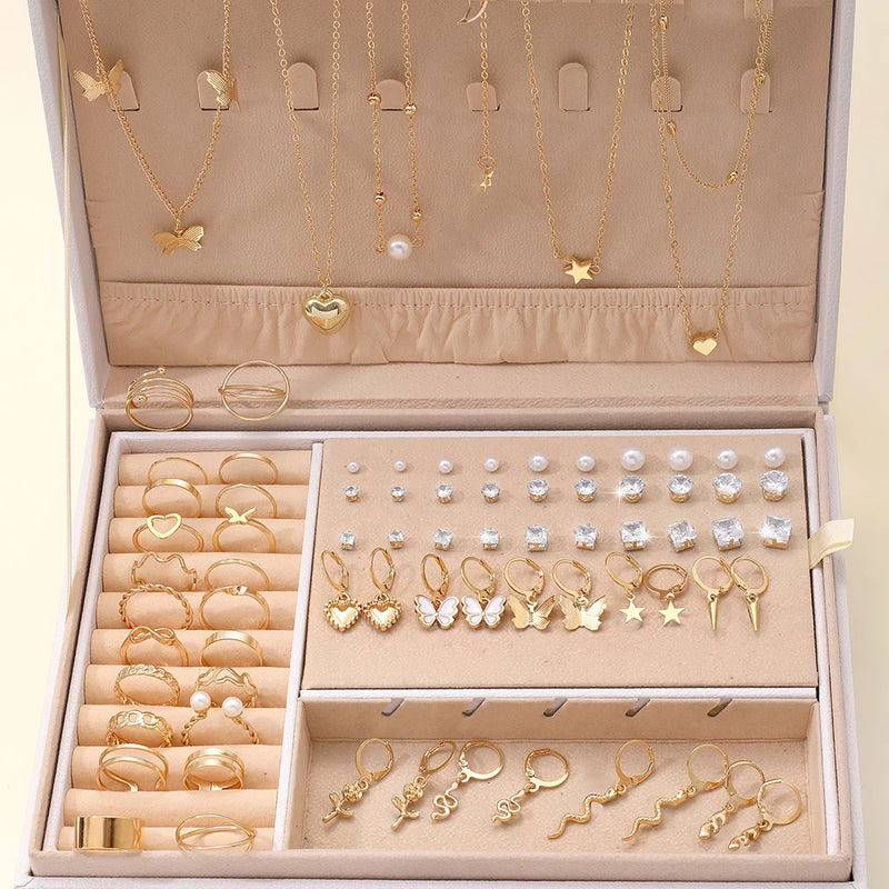 Jewelry Kit Case with 84 pieces