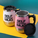 Caneca portátil de 450ml com misturador automático elétrico