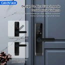 Smart Electronic Lock with VOICE in Portuguese - Password - Card - Wifi - Keys - App