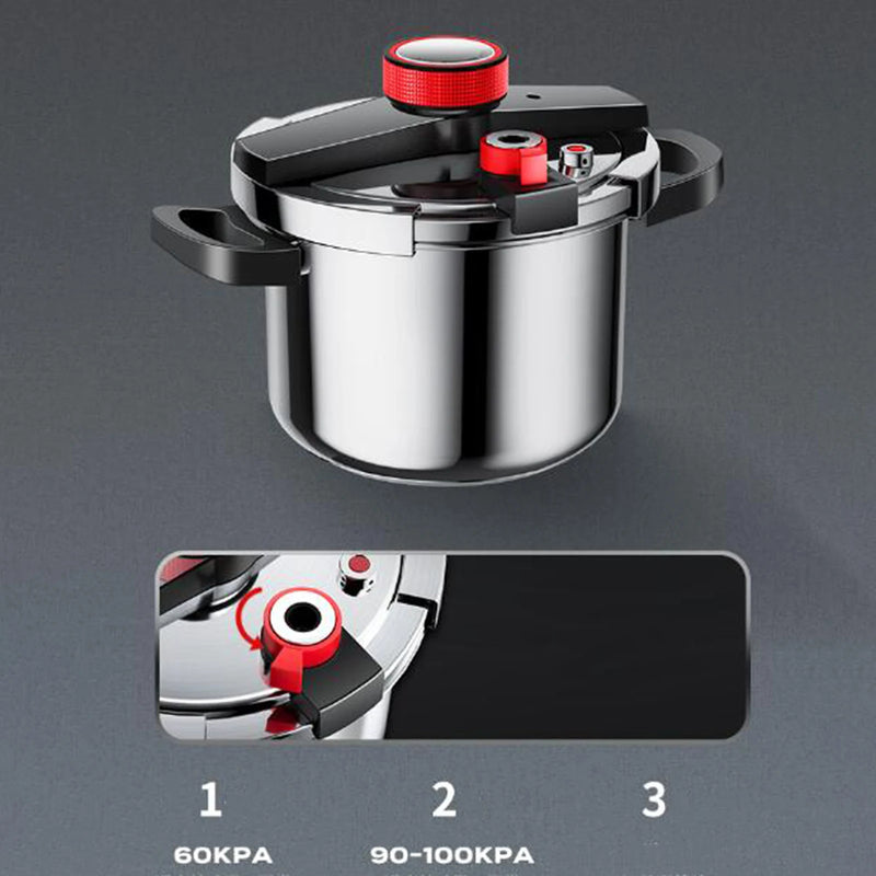 Panela de pressão multifuncional de 4L/6L, à prova de explosão e com limite de pressão