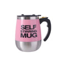 Caneca portátil de 450ml com misturador automático elétrico