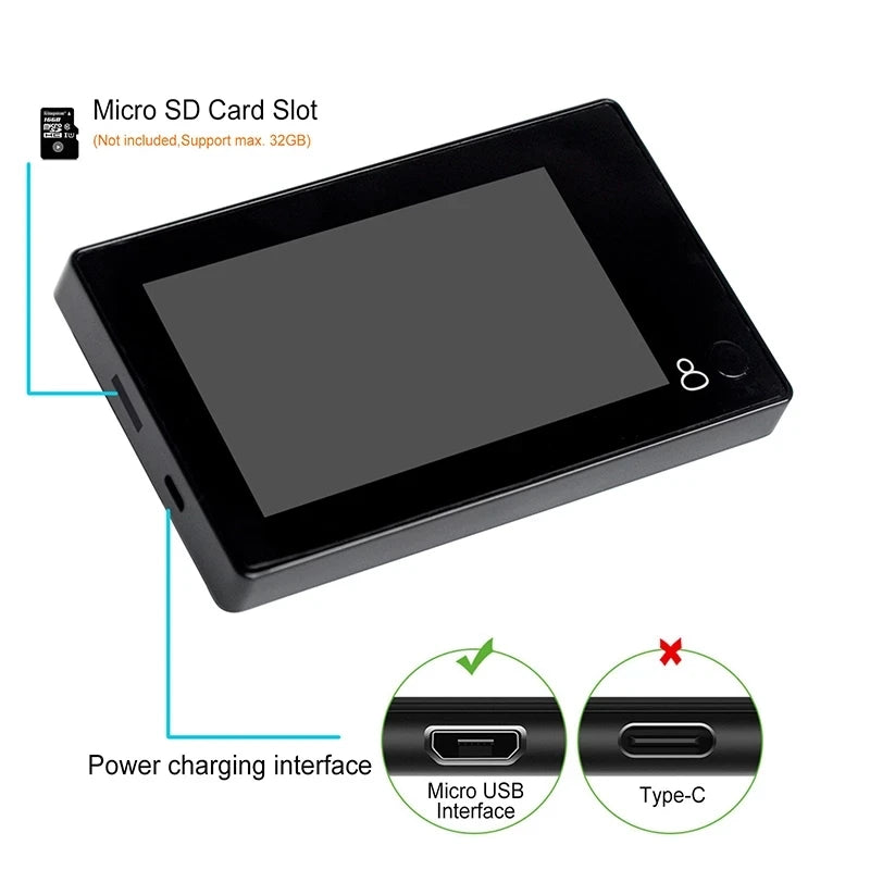 Olho mágico com Câmera e tela Colorida