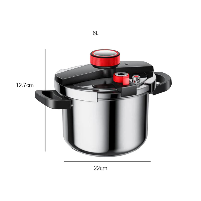 Panela de pressão multifuncional de 4L/6L, à prova de explosão e com limite de pressão