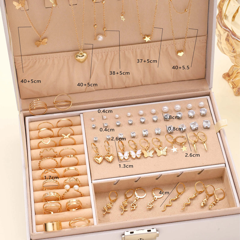 Jewelry Kit Case with 84 pieces