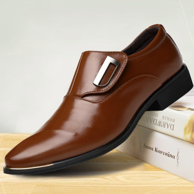 Men's Non-Slip Leather Moccasin Shoes - ClassicMoc