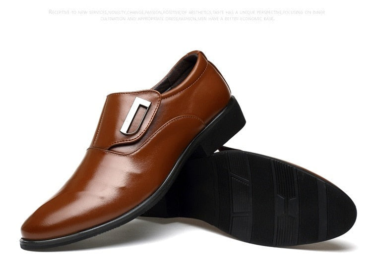 Men's Non-Slip Leather Moccasin Shoes - ClassicMoc