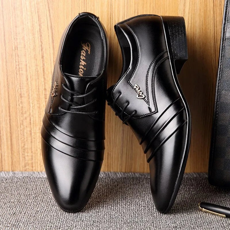 Men's Leather Oxford Dress Shoes