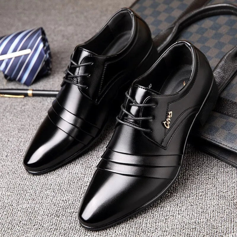 Men's Leather Oxford Dress Shoes