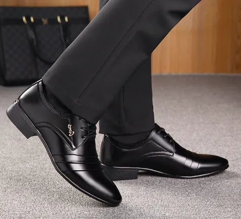 Men's Leather Oxford Dress Shoes