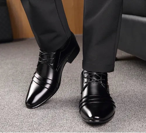 Men's Leather Oxford Dress Shoes