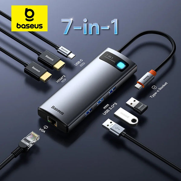 Multiconecção  HUB -USB-Cartão de memoria-HDMI - Som e Carregador