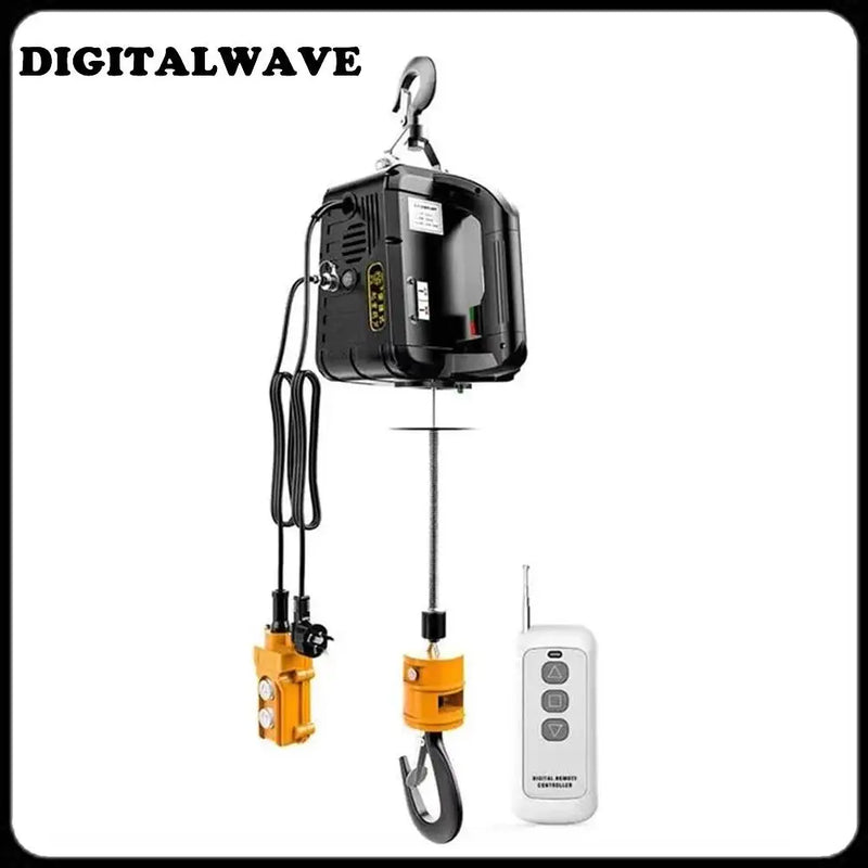 Electric portable crane with 500kg capacity - Remote control operation