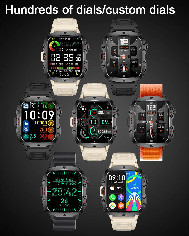 Xiaomi Multi-Function Military Smart Watch for Health Monitoring