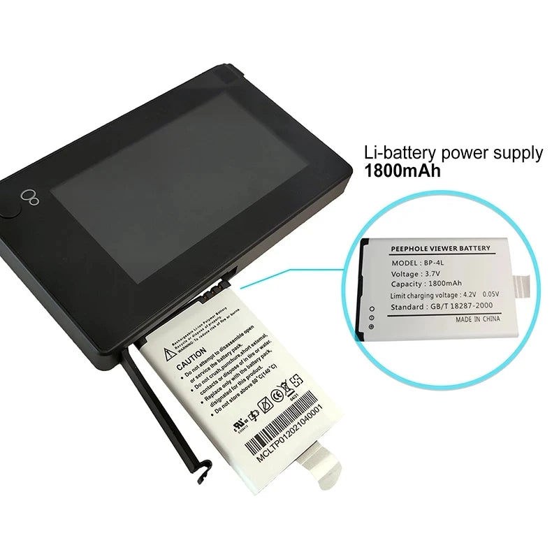 Olho mágico com Câmera e tela Colorida